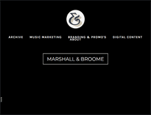 Tablet Screenshot of marshallandbroome.com